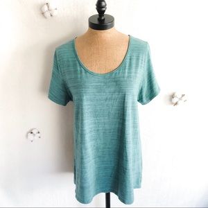 LuLaRoe Classic Tee Scoop Neck Teal